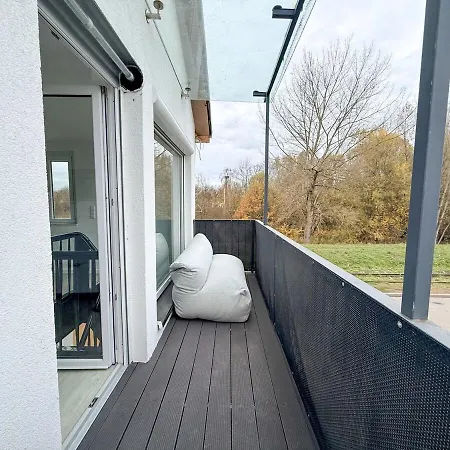 아파트 Modernes Haus Direkt Am Rhein *